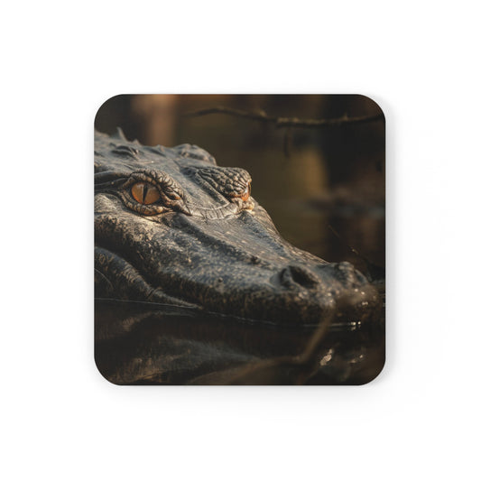 Alligator Cork Back Coaster