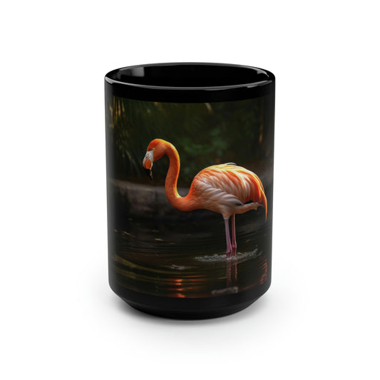 Flamingo Mug - 15 oz Ceramic Mug