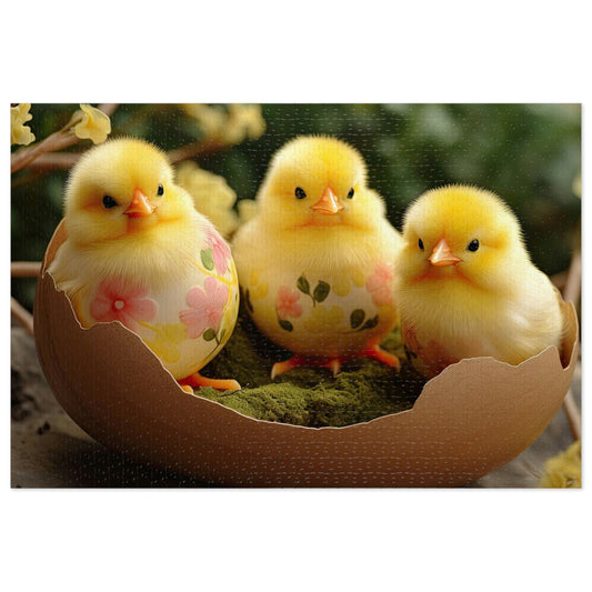 Easter Chicks Puzzle 1 (500, 1000 piece)