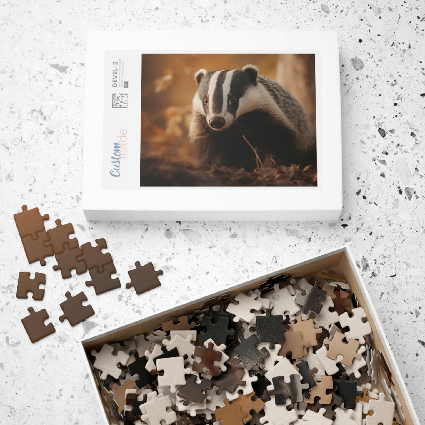badger jigsaw puzzle box