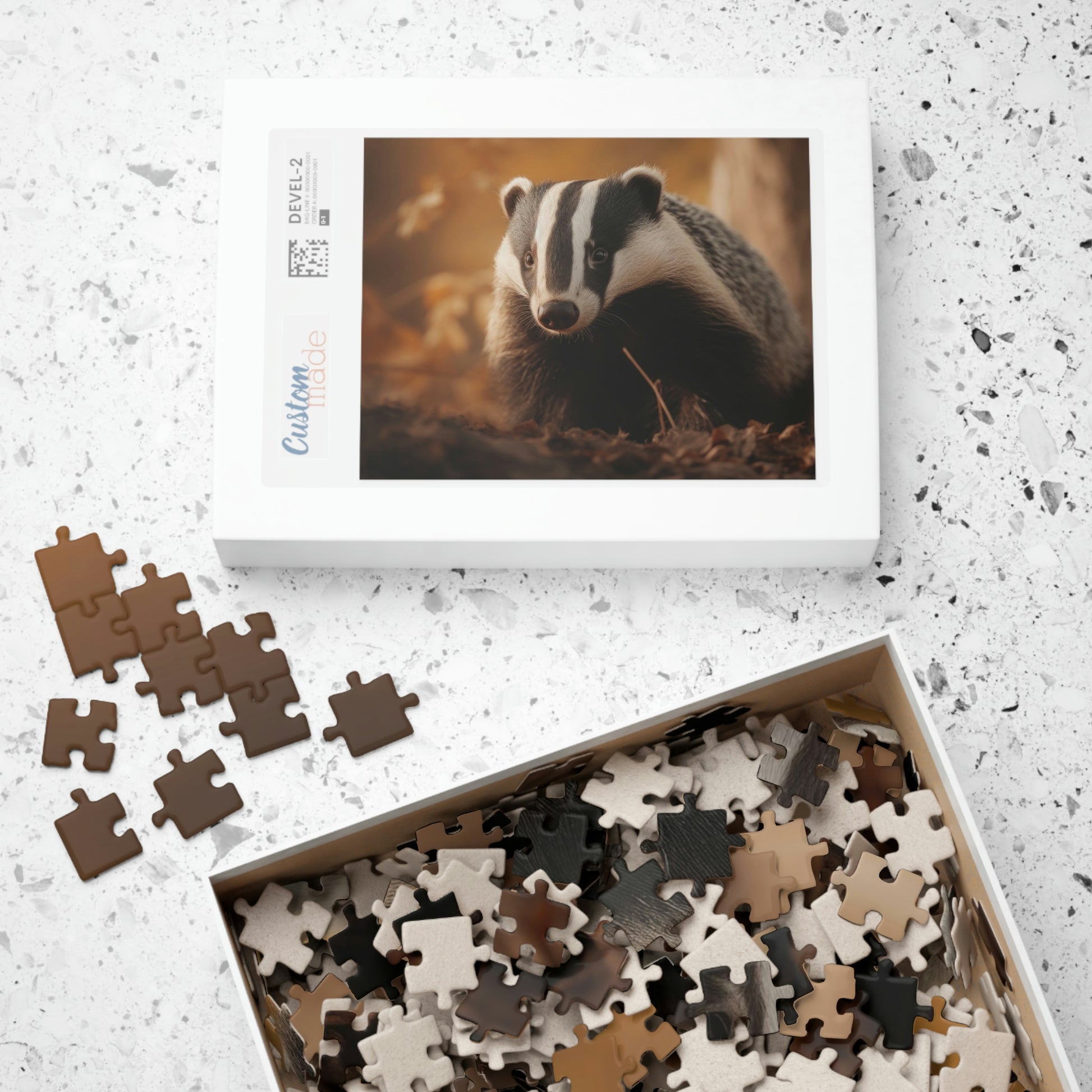 badger jigsaw puzzle box