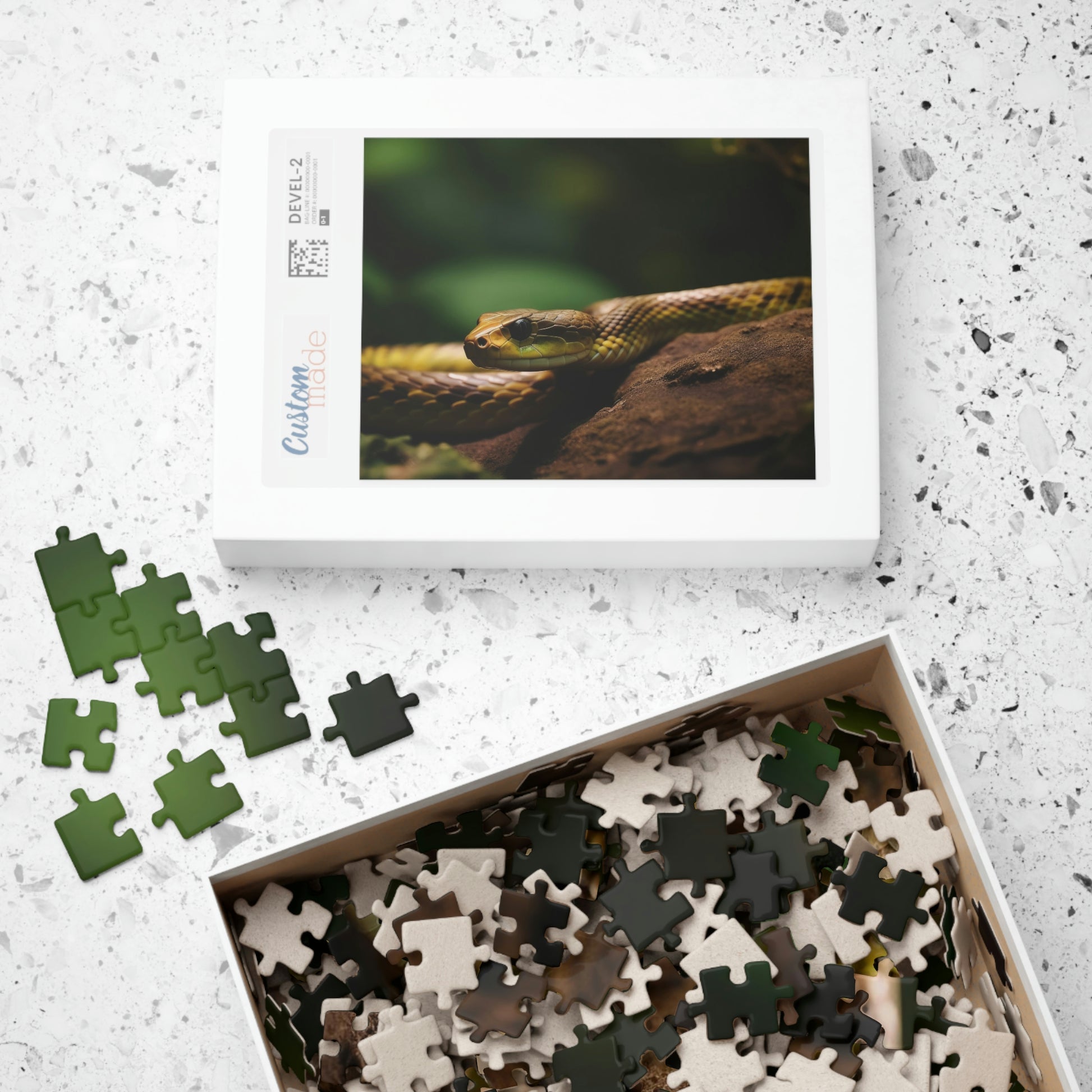 jigsaw puzzle box