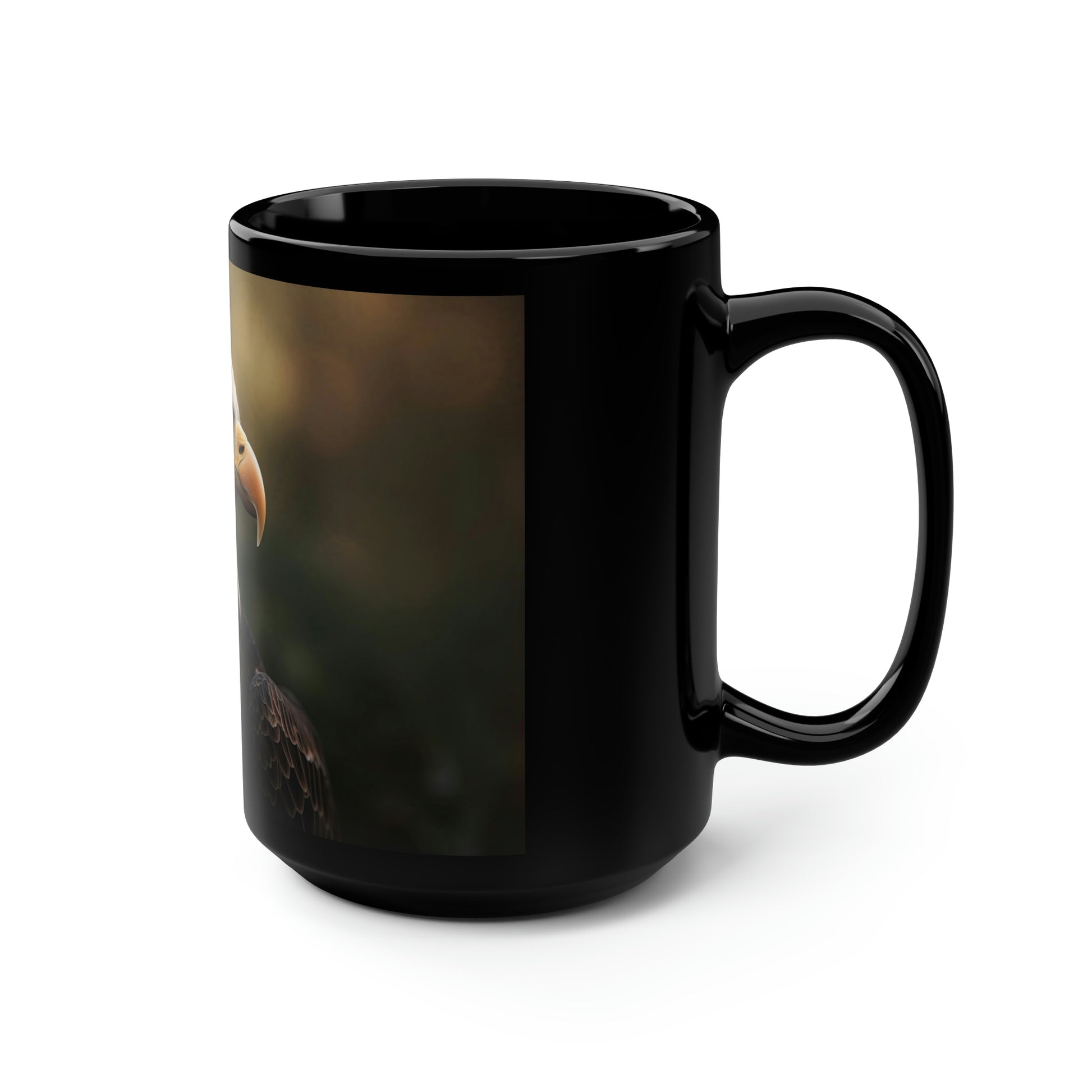 American Eagle mug side view