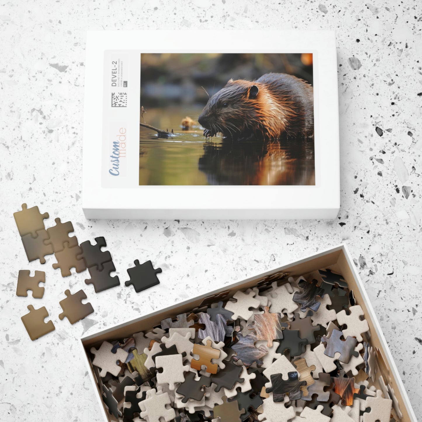 beaver puzzle box