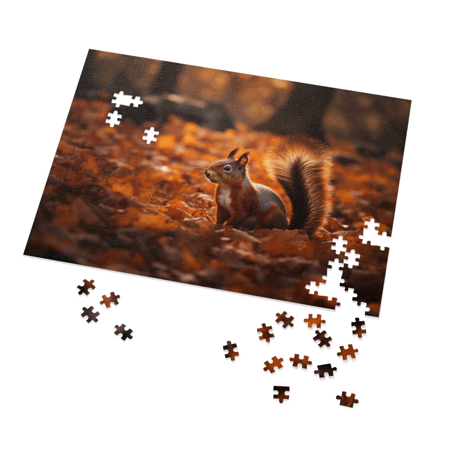 Squirrel's Autumn Harvest Puzzle (500, 1000 piece)
