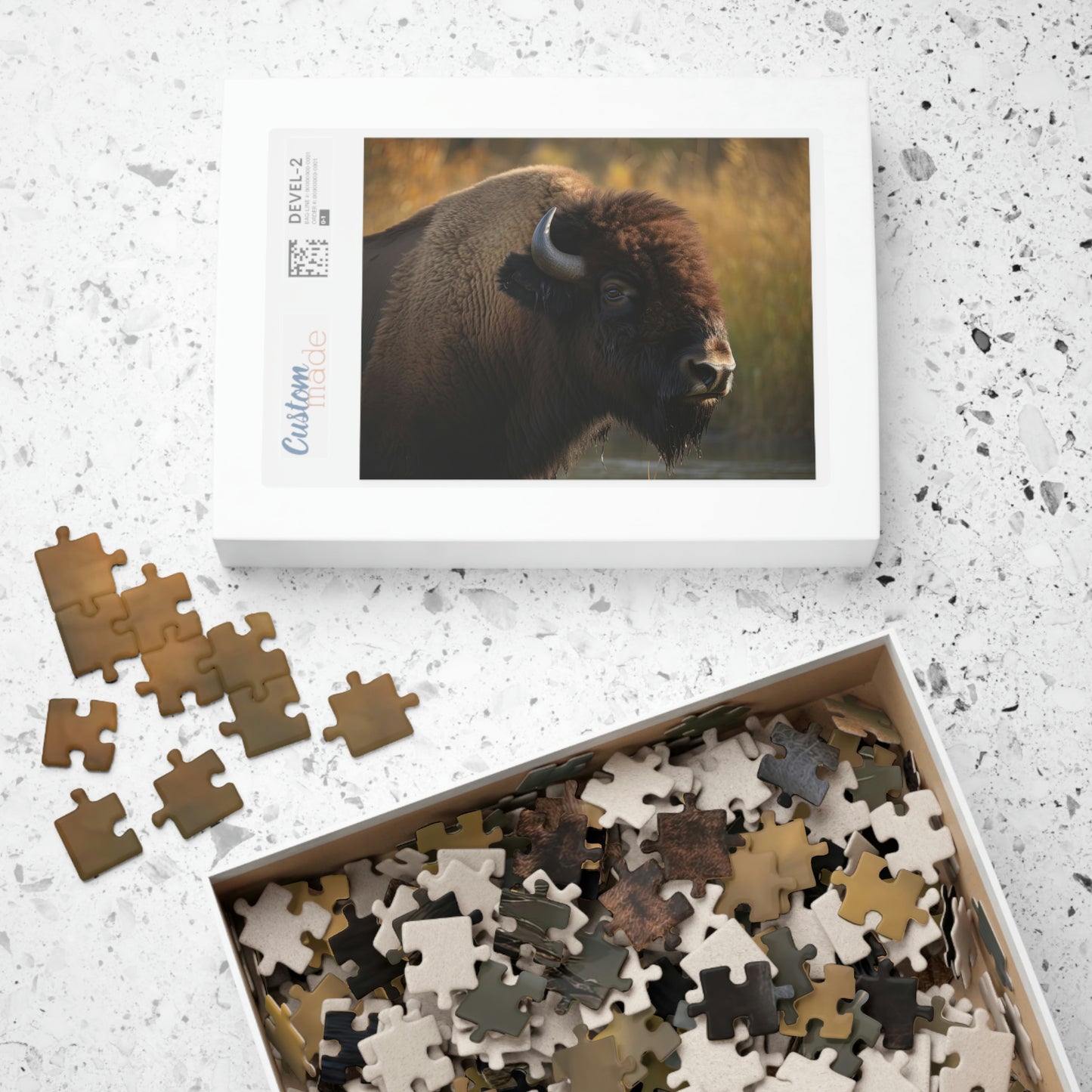 buffalo jigsaw puzzle box