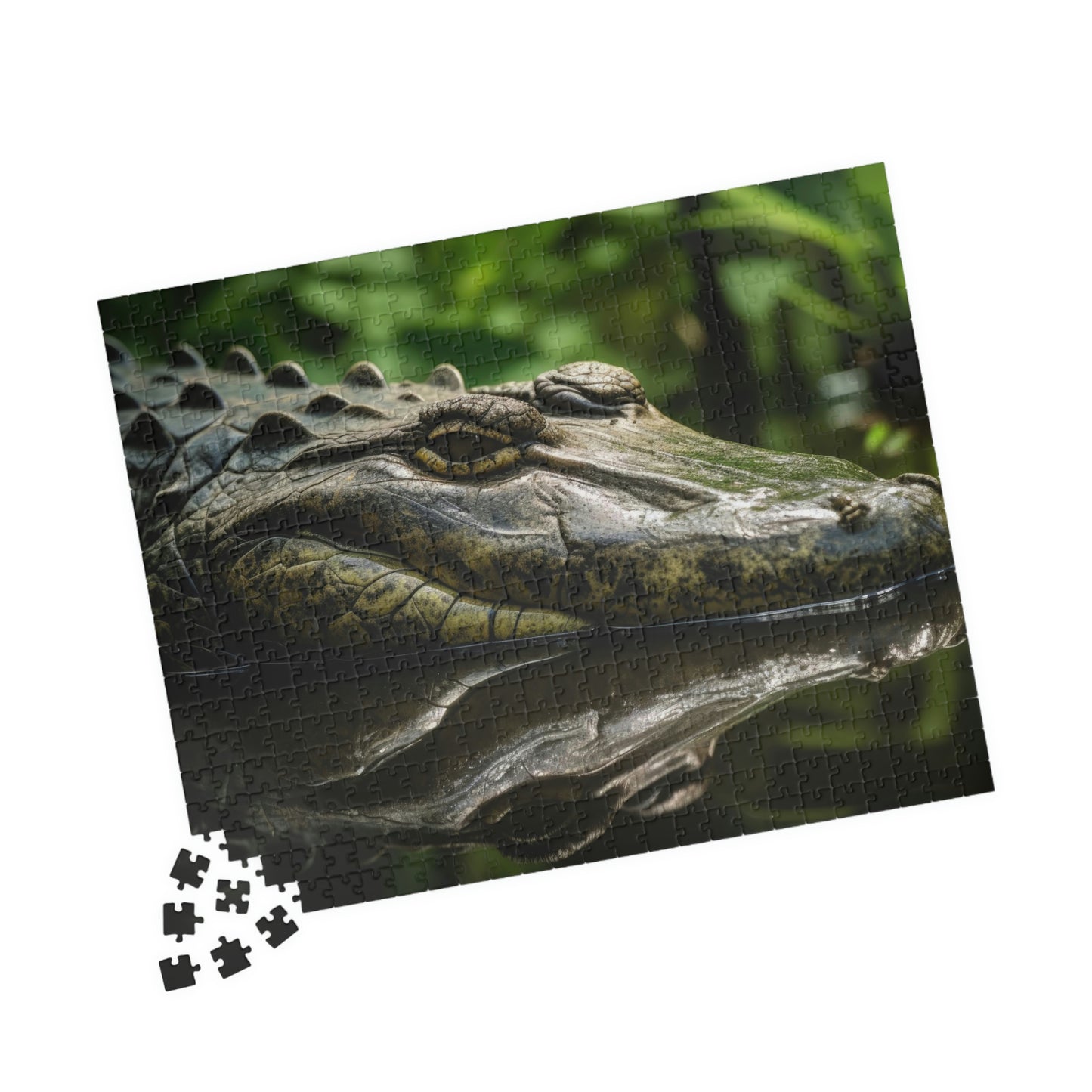 alligator puzzle pieces