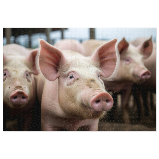 Pigs Puzzle 1:  (500, 1000 piece)