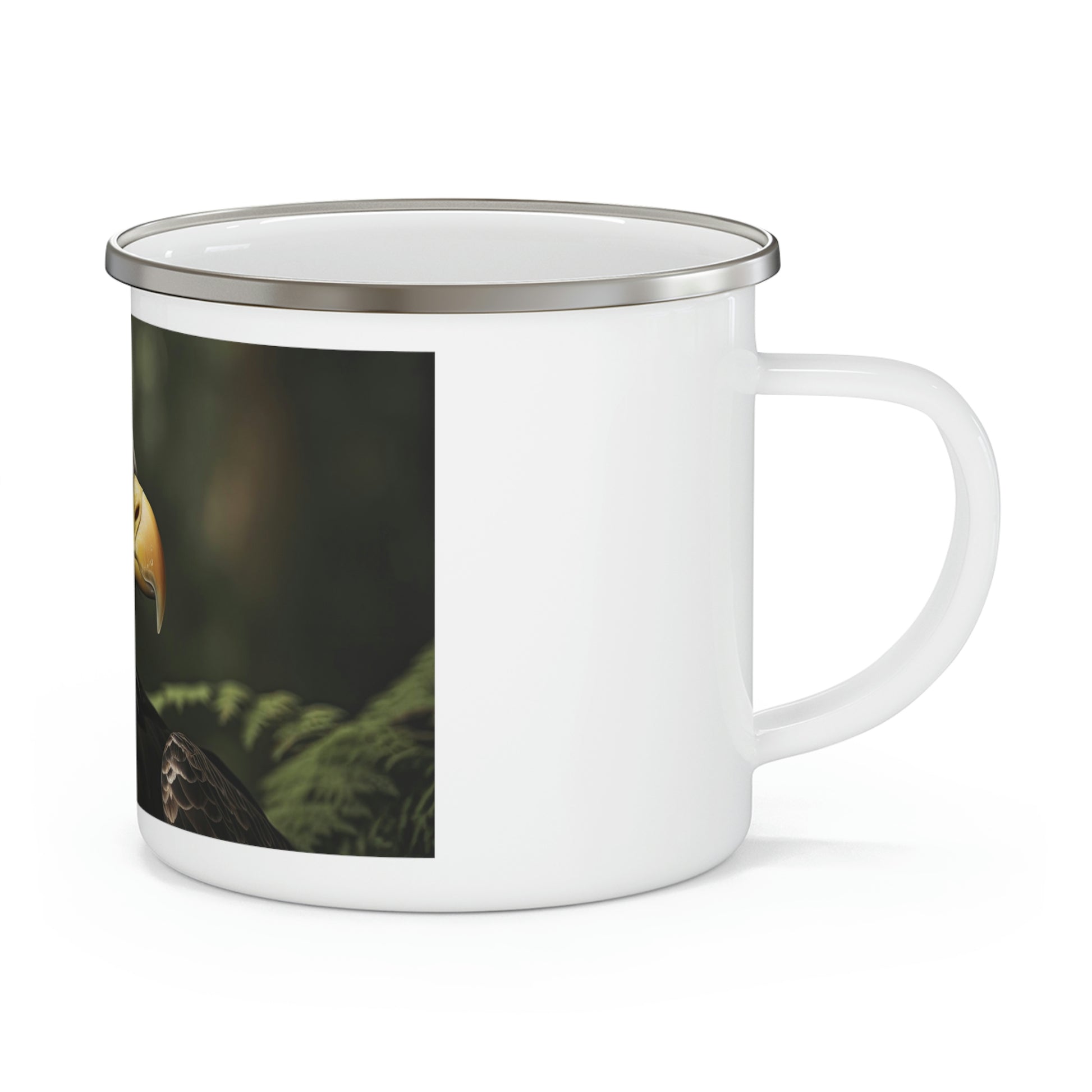 American Eagle Camping Mug side view