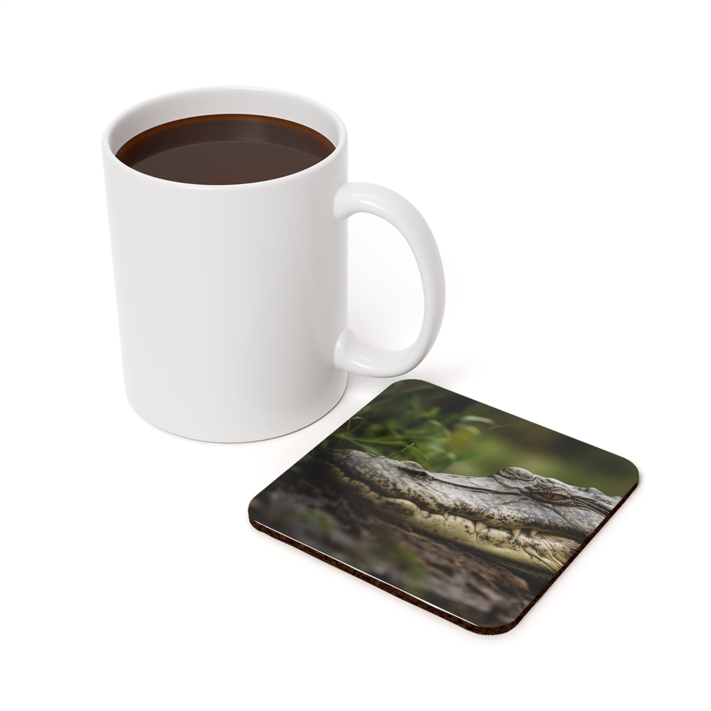 Alligator Cork Back Coaster