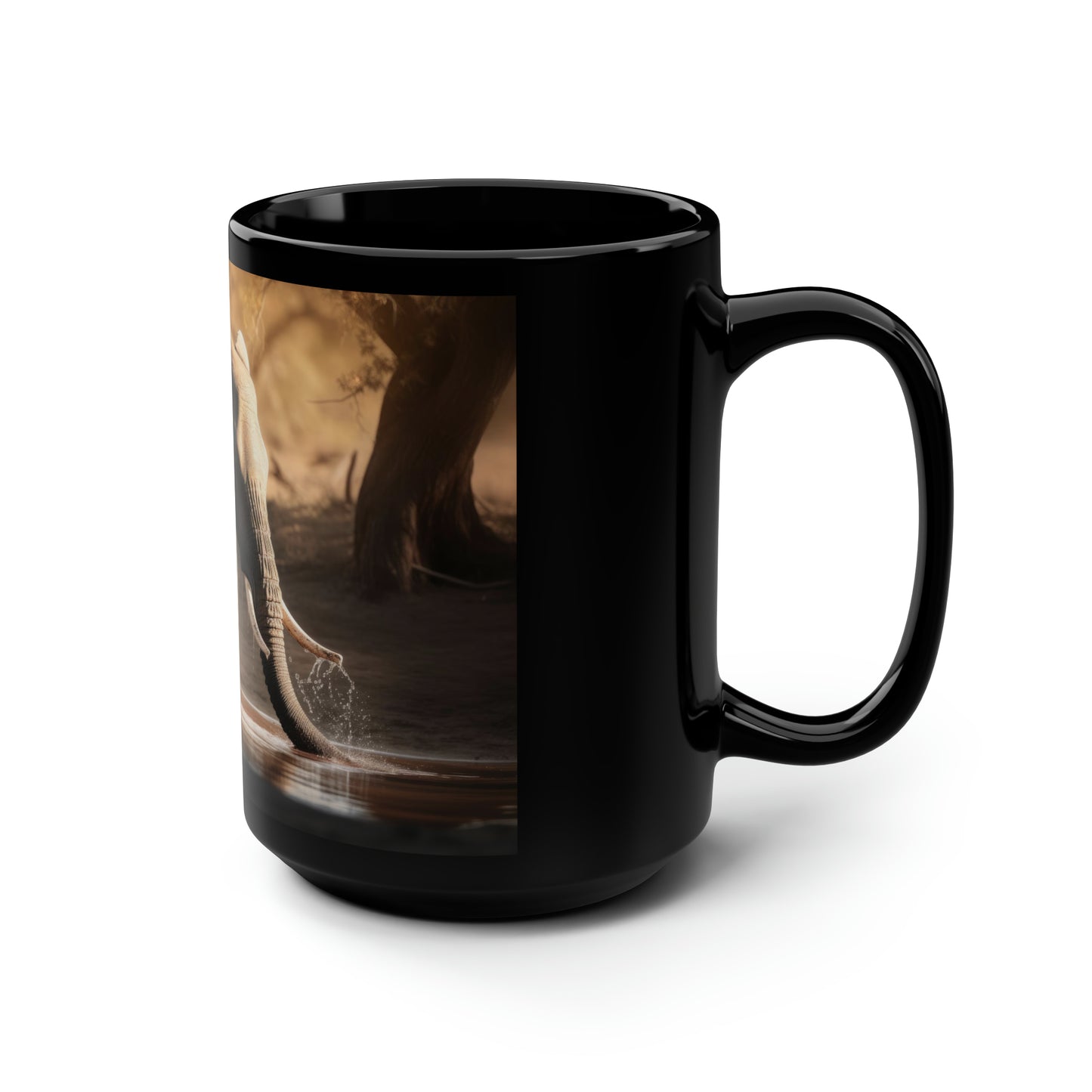 Elephant Mug - 15 oz Ceramic Mug