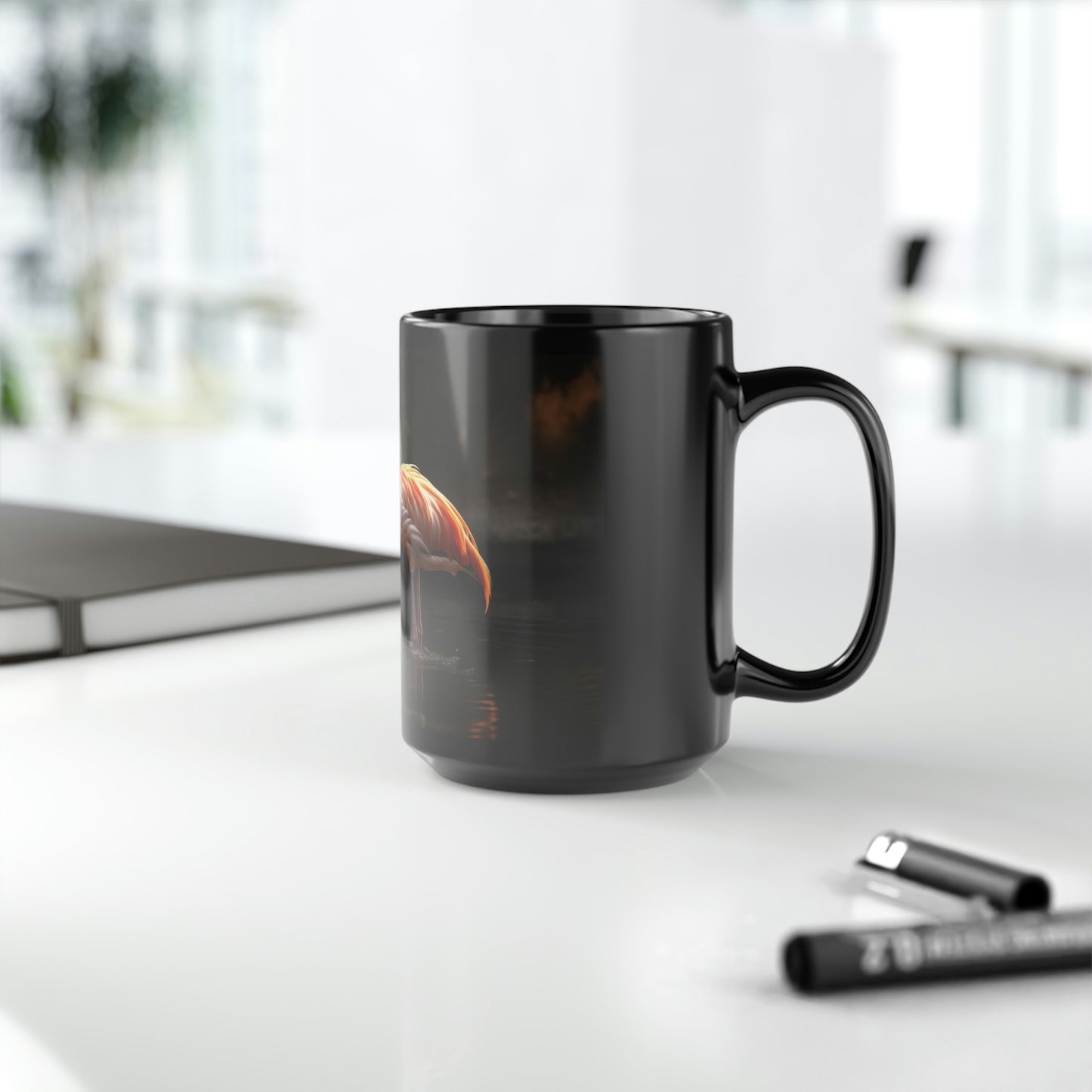 Flamingo Mug - 15 oz Ceramic Mug
