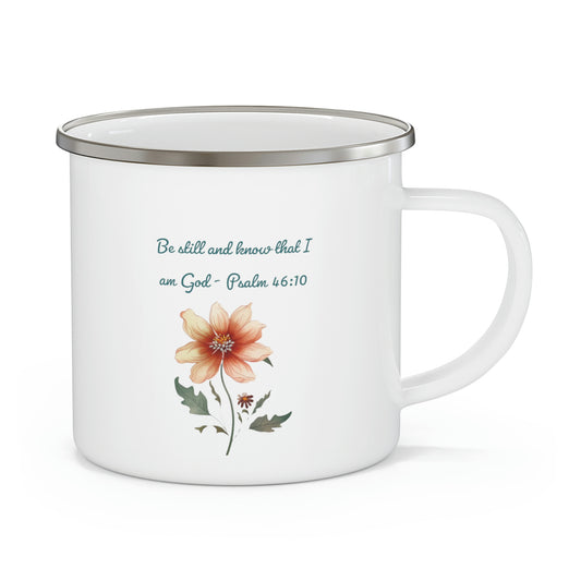 Be Still and Know that I am God camping mug