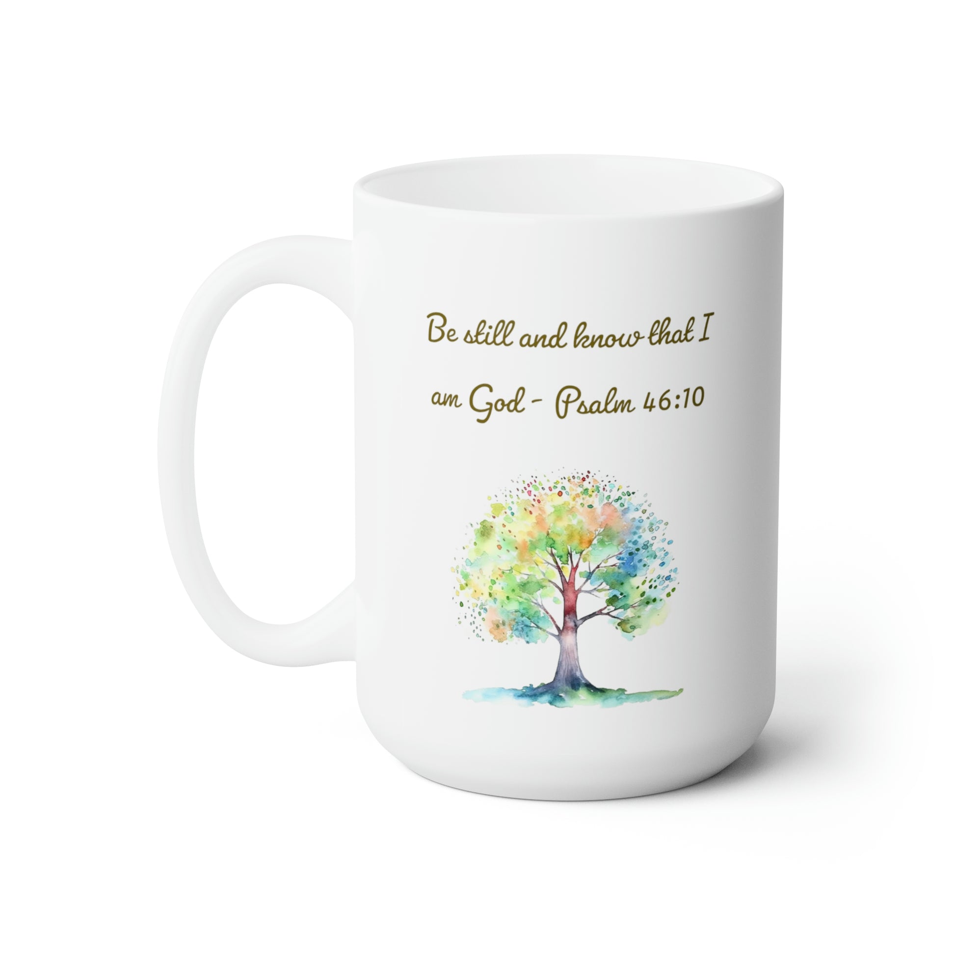 ceramic religious coffee mug