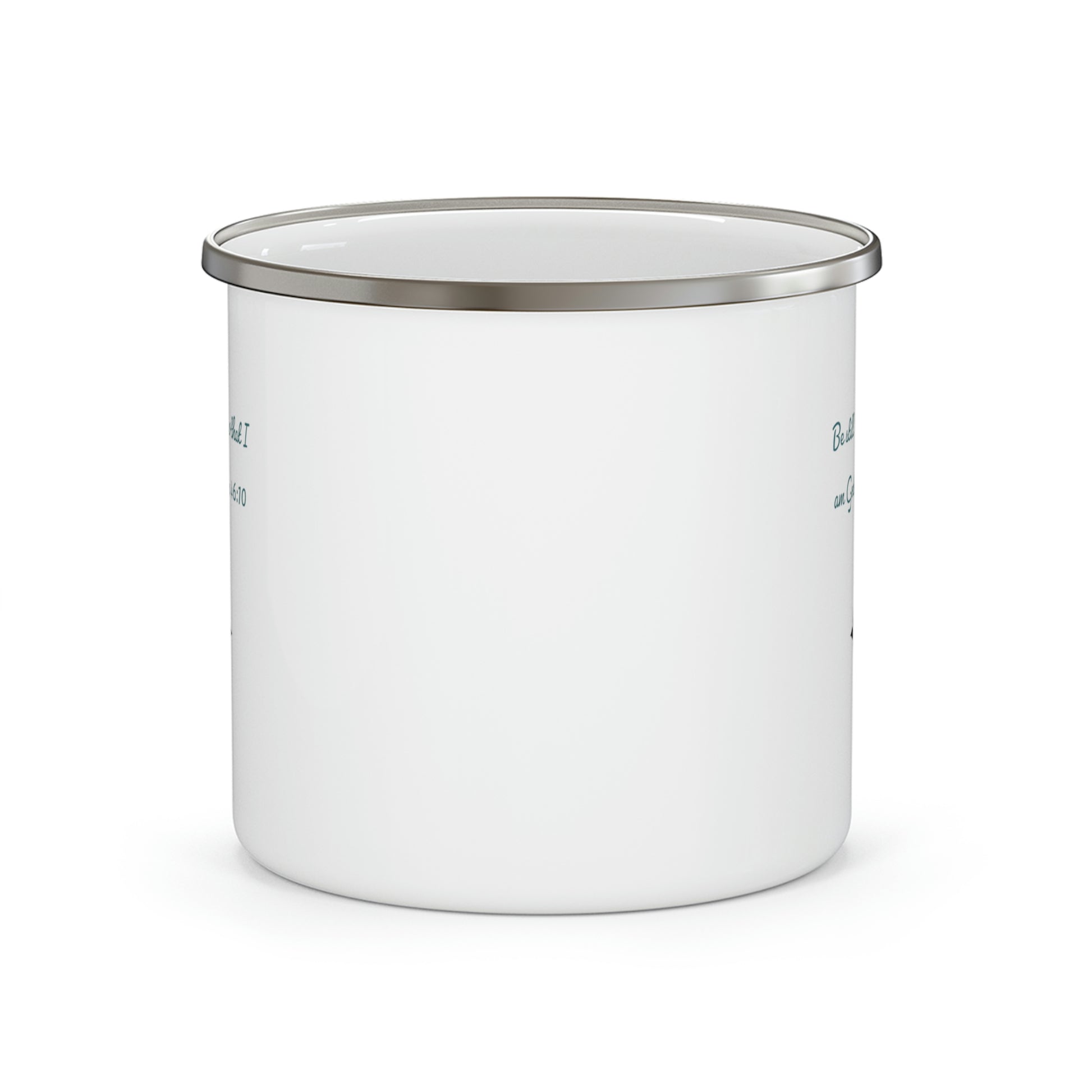 camping mug back view