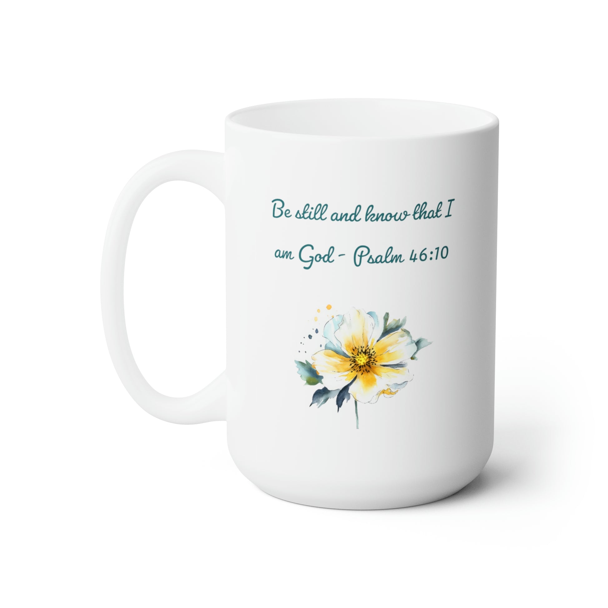 Psalm 46:10 tea mug