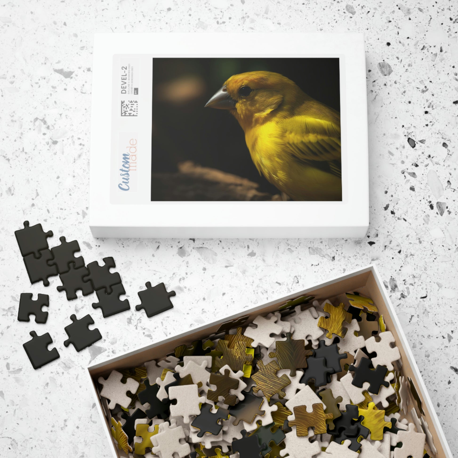 canary jigsaw puzzle box