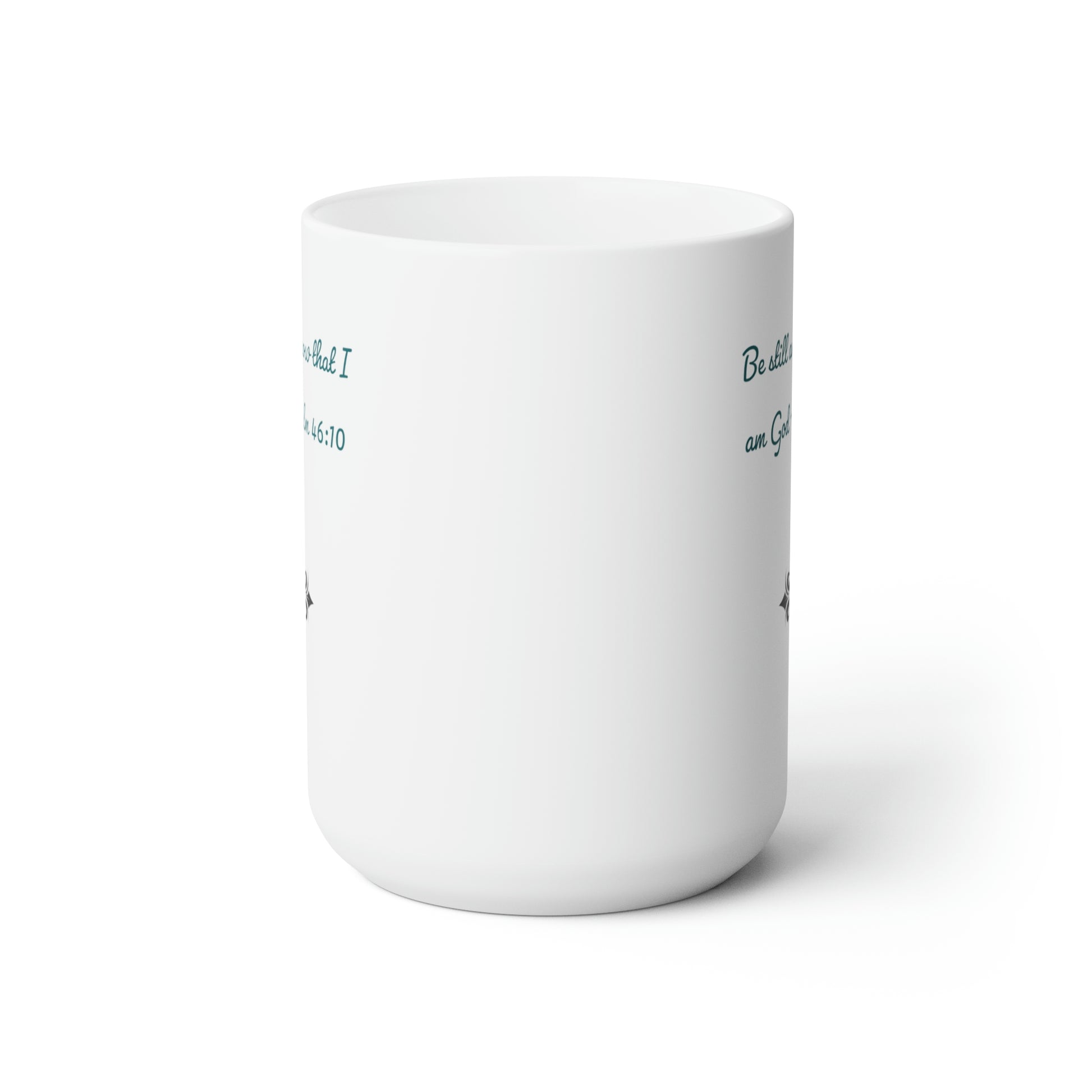 coffee mug back view