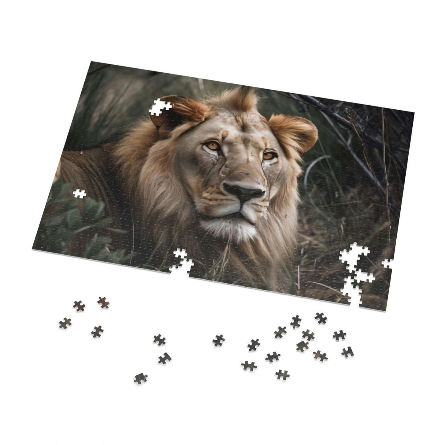 Majestic Lion 1 Puzzle: (500, 1000 pc)