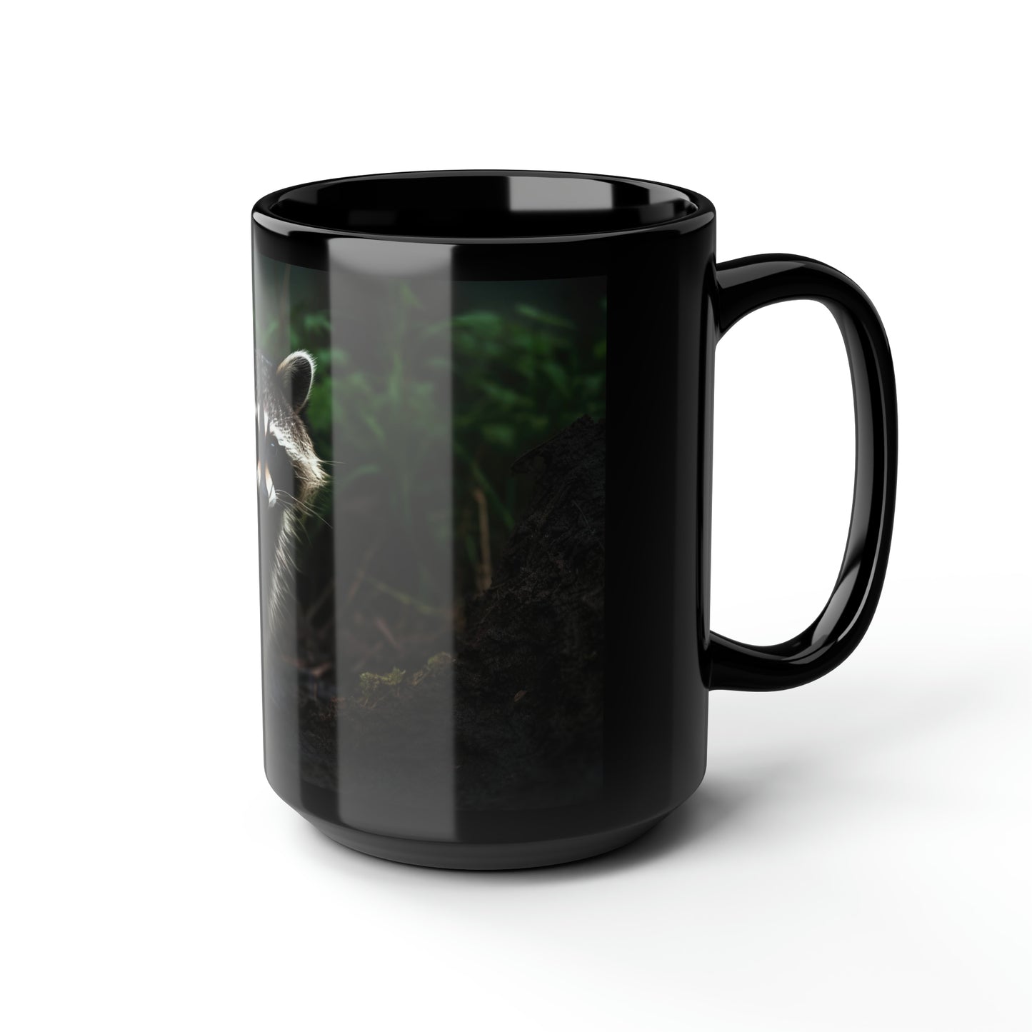 Raccoon Mug - 15 oz Ceramic Mug