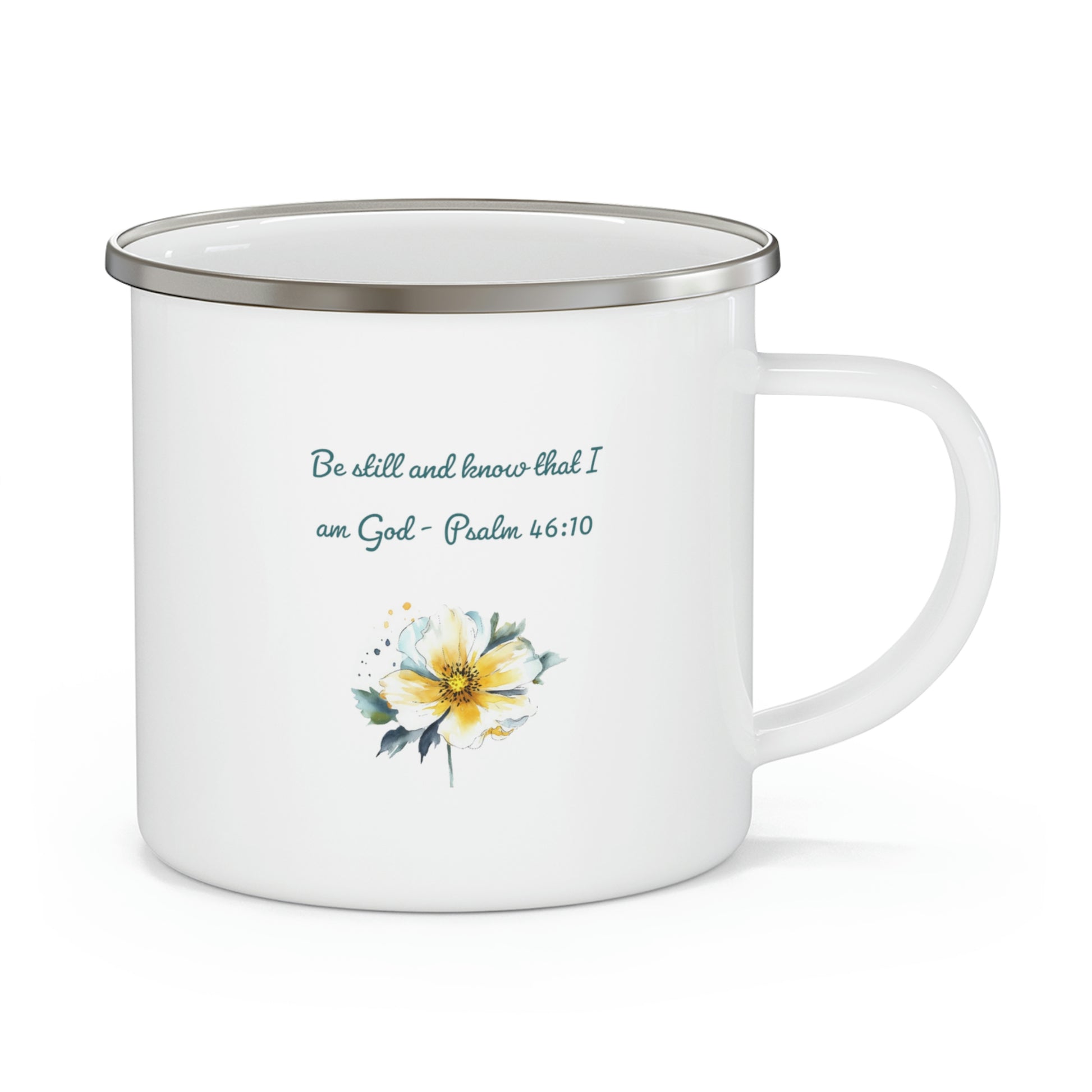 Be Still and Know camping mug