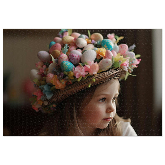 Girl in Easter Bonnet Puzzle (500, 1000 pc)
