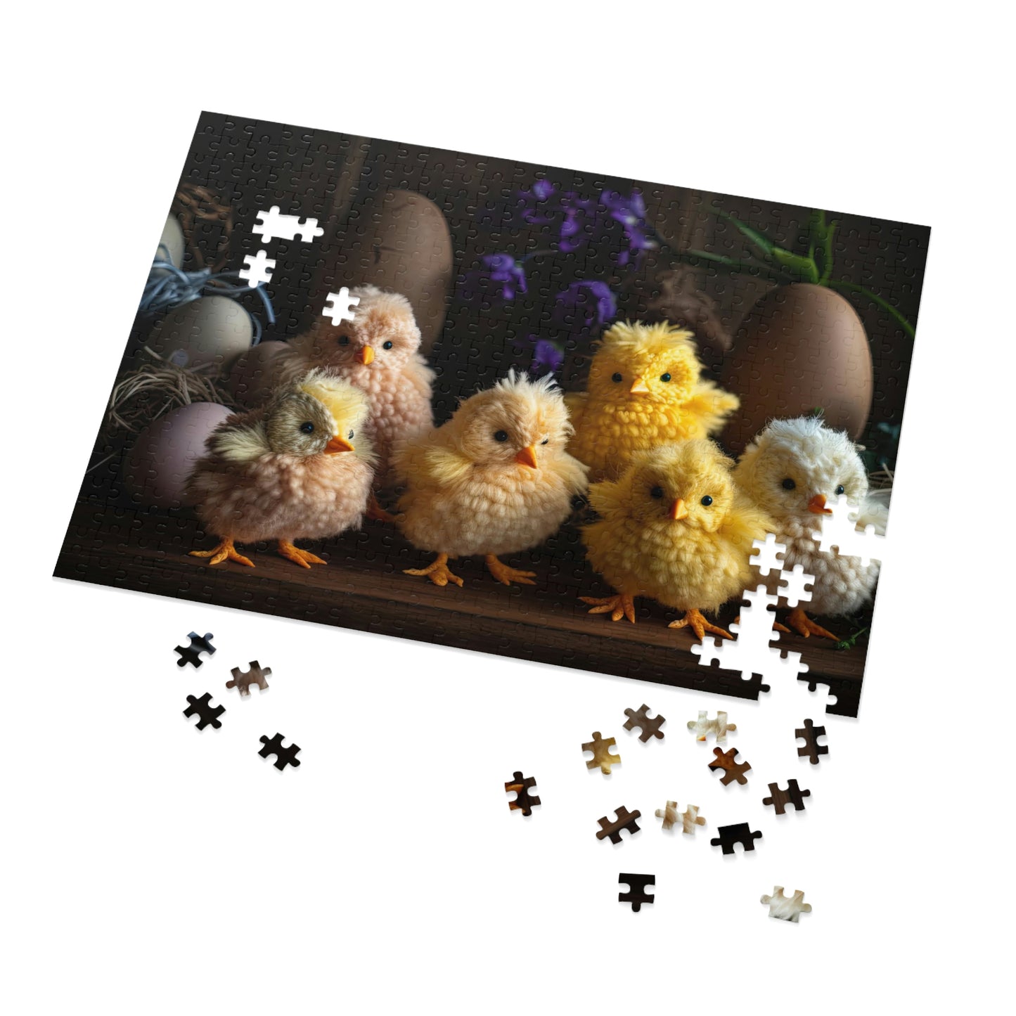 Easter Chicks Puzzle 3 (500, 1000 piece)