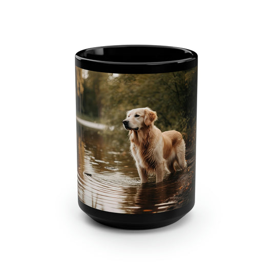 Golden Retriever Mug - 15 oz Ceramic Mug