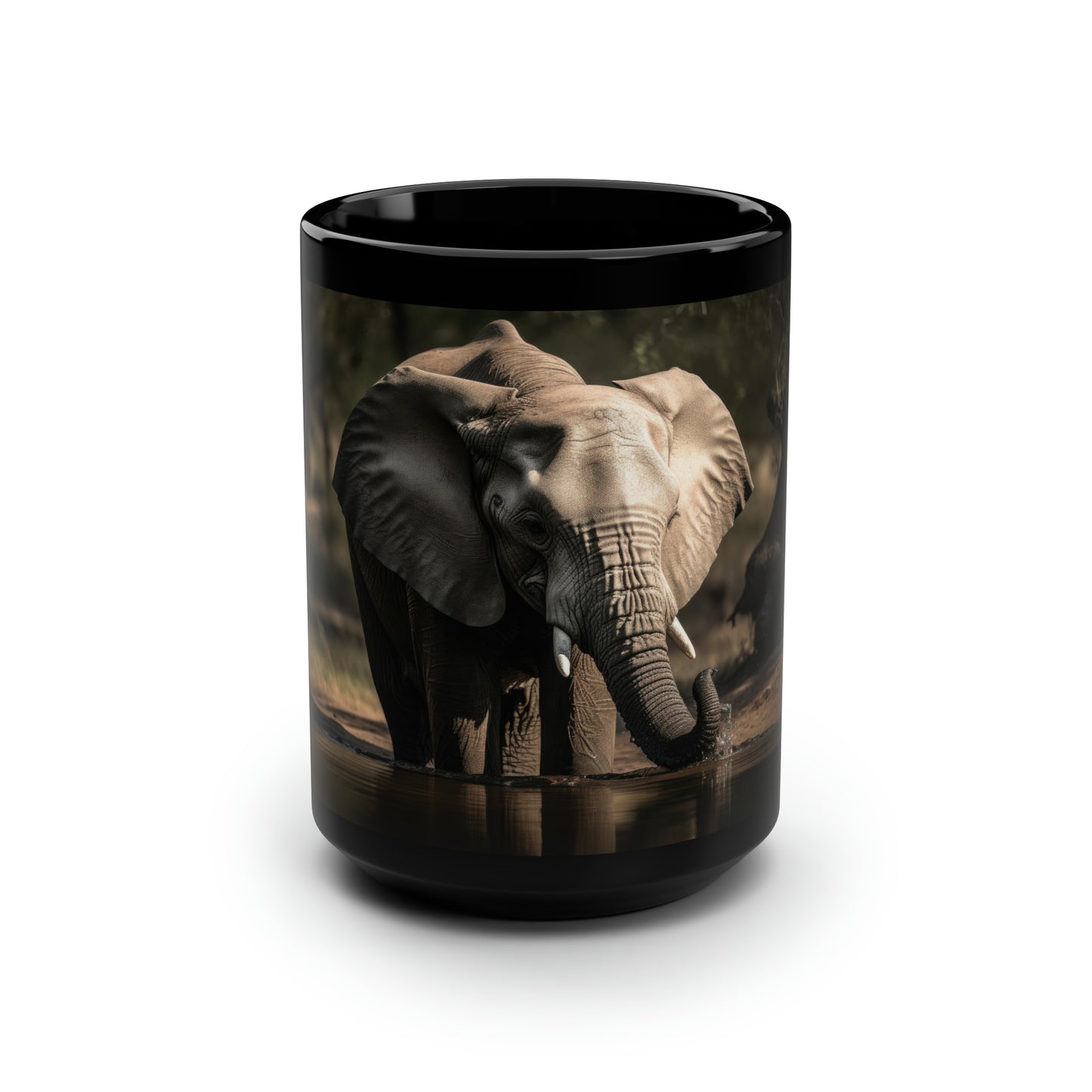 Elephant Mug - 15 oz Ceramic Mug