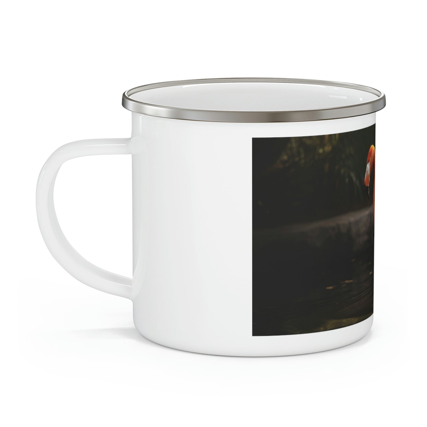 Flamingo Camping Mug, Enamel
