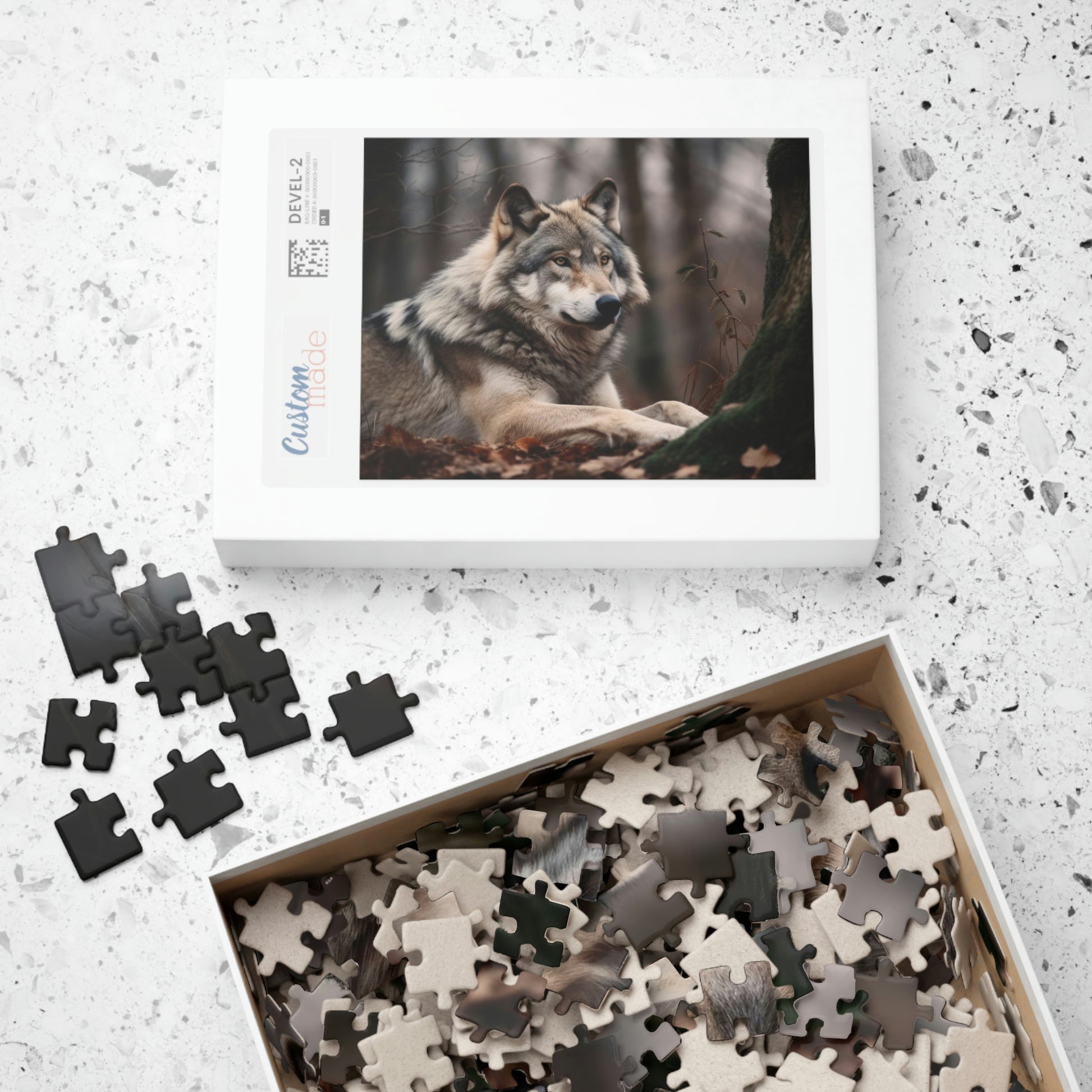 Wolf Puzzle Box