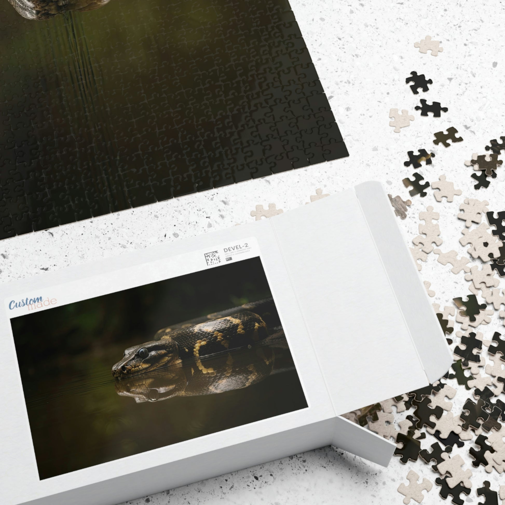 anaconda jigsaw puzzle box