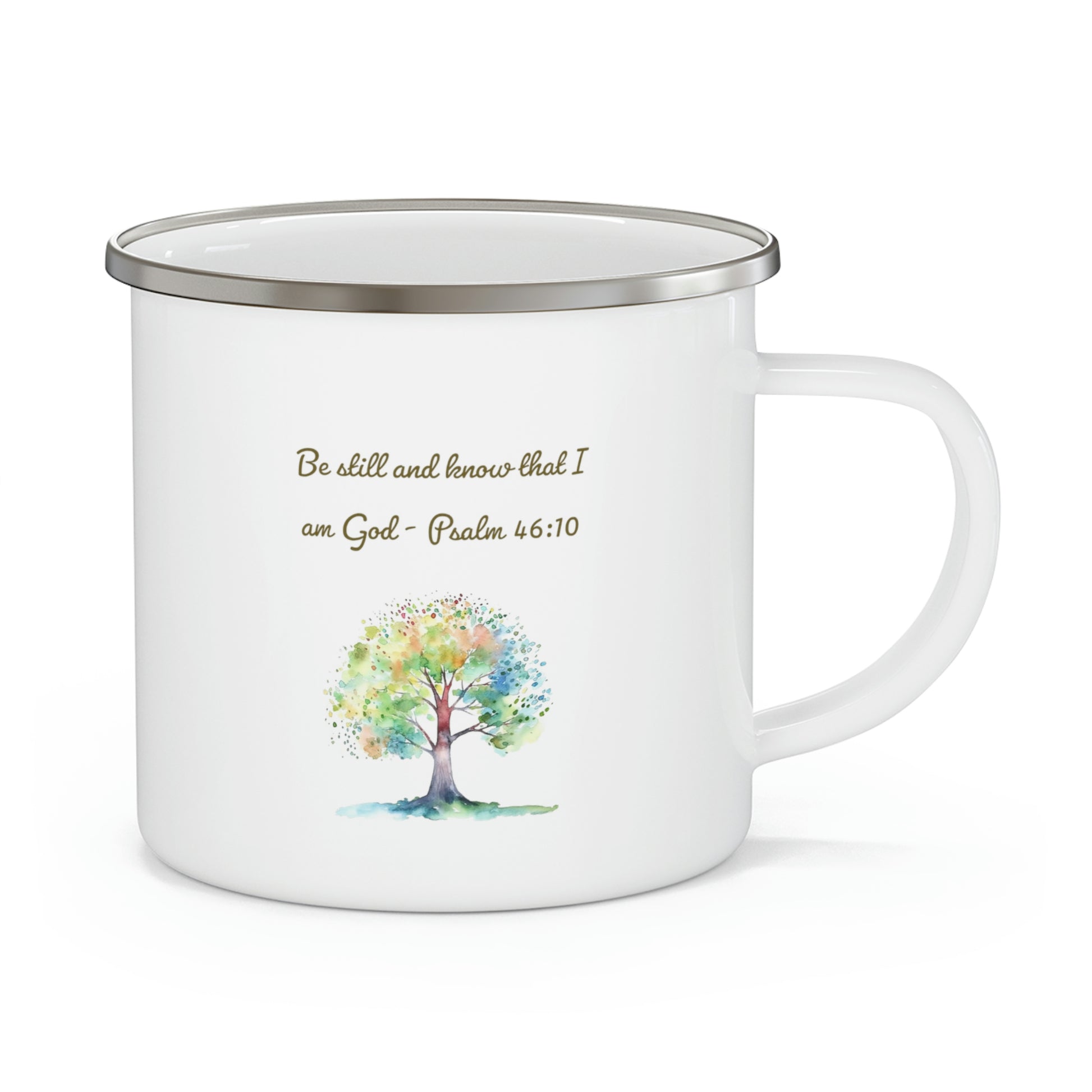 Be Still and Know camping mug