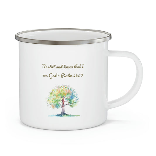 Be Still and Know camping mug