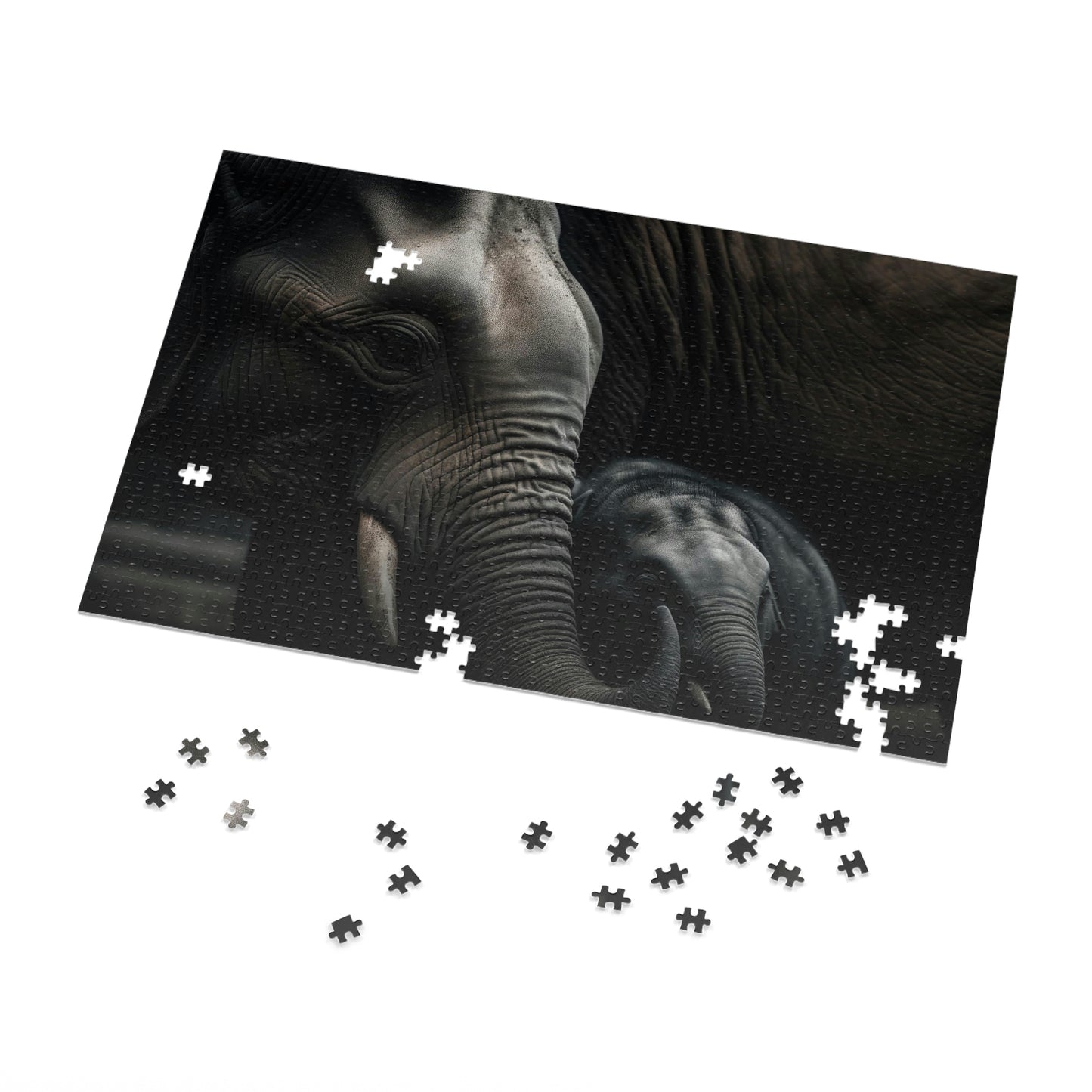 Elephant's Gentle Embrace 2 (500, 1000 piece)