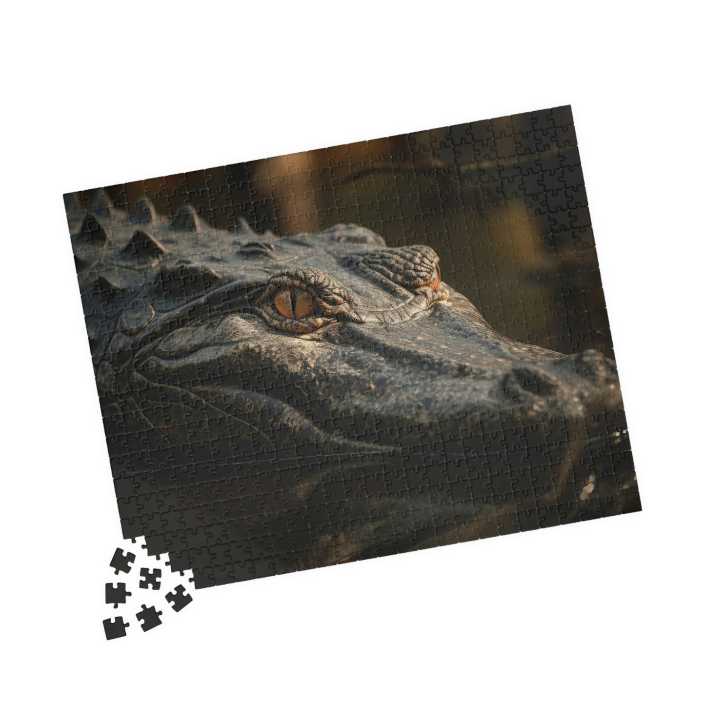 alligator jigsaw puzzle pieces