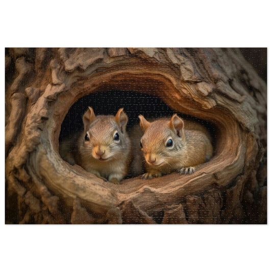 Squirrel's Charming Family 3 (500, 1000 pc)