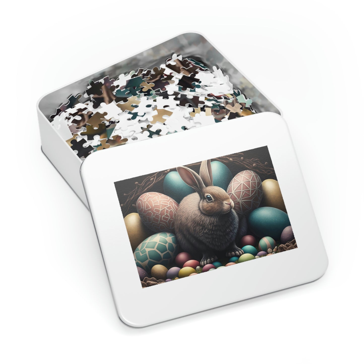 Bunny and Easter Eggs Puzzle (500, 1000 piece)