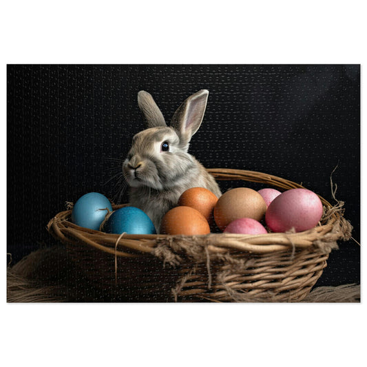 Whimsical Easter Bunny Puzzle 7 (500, 1000 pc)