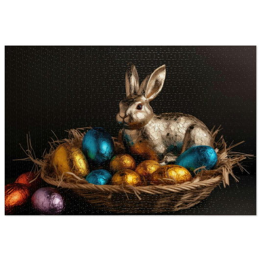 Whimsical Easter Bunny Puzzle 5 (500, 1000 pc)