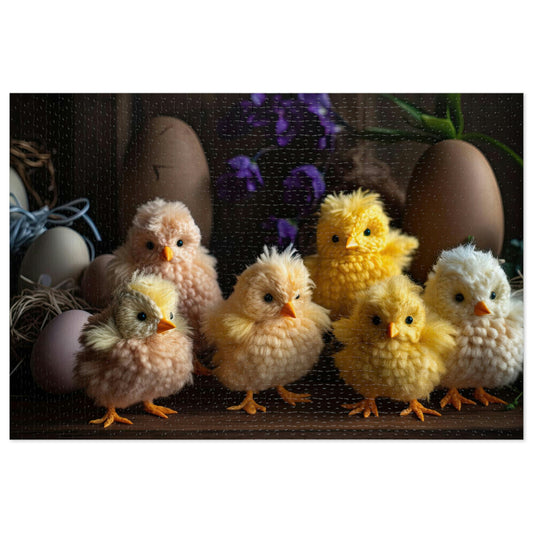 Easter Chicks Puzzle 3 (500, 1000 piece)