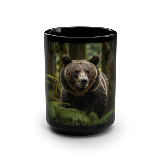 Grizzly Bear Mug - 15 oz Ceramic Mug