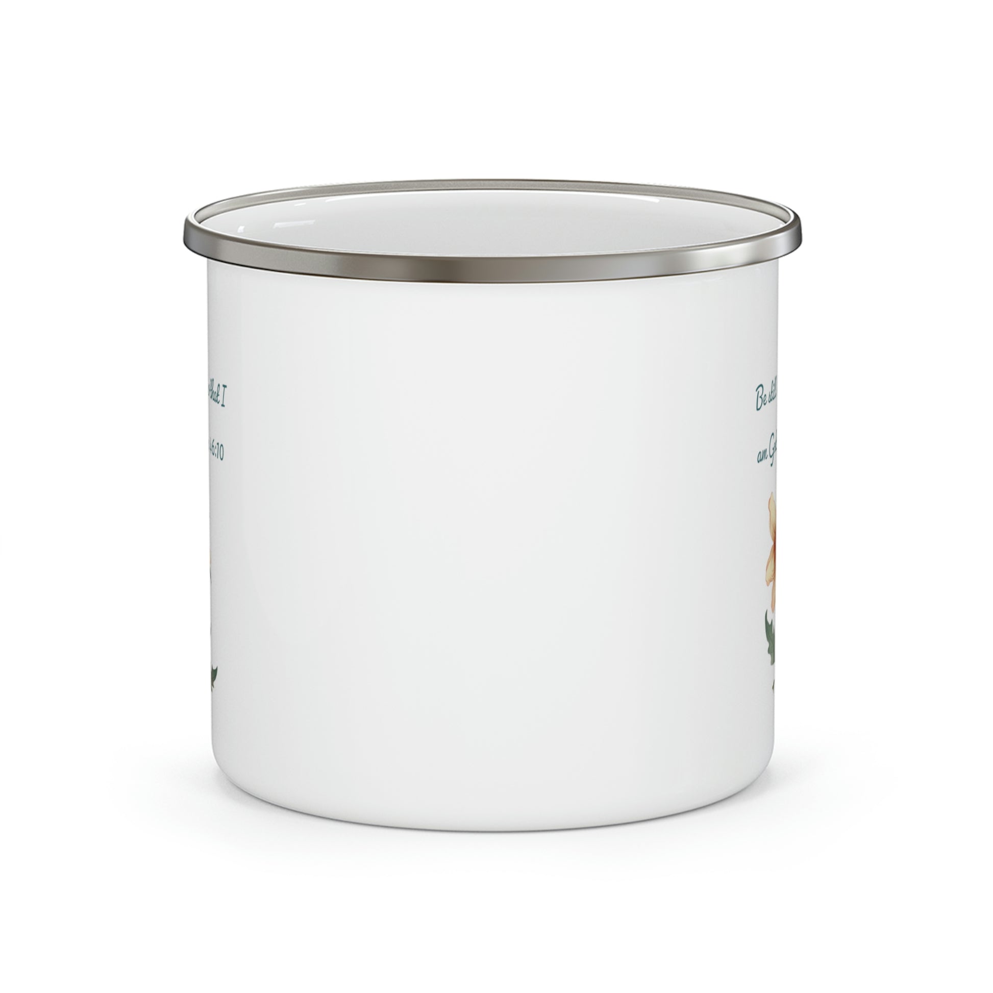camping mug back view