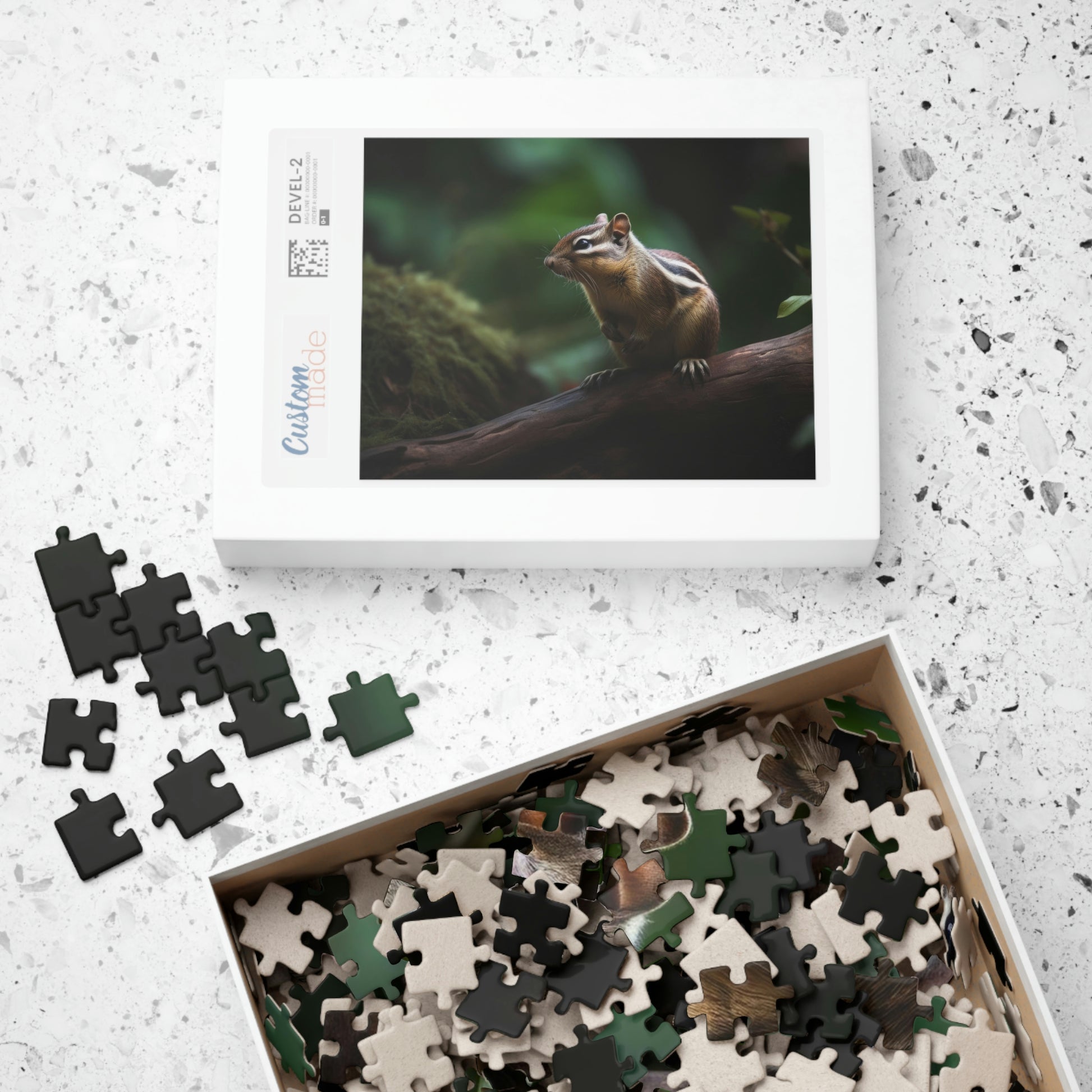 jigsaw puzzle box