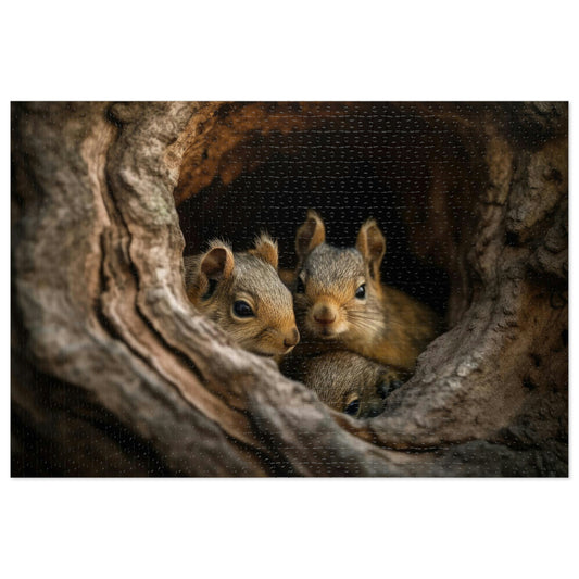 Squirrel's Charming Family 1 (500, 1000 pc)