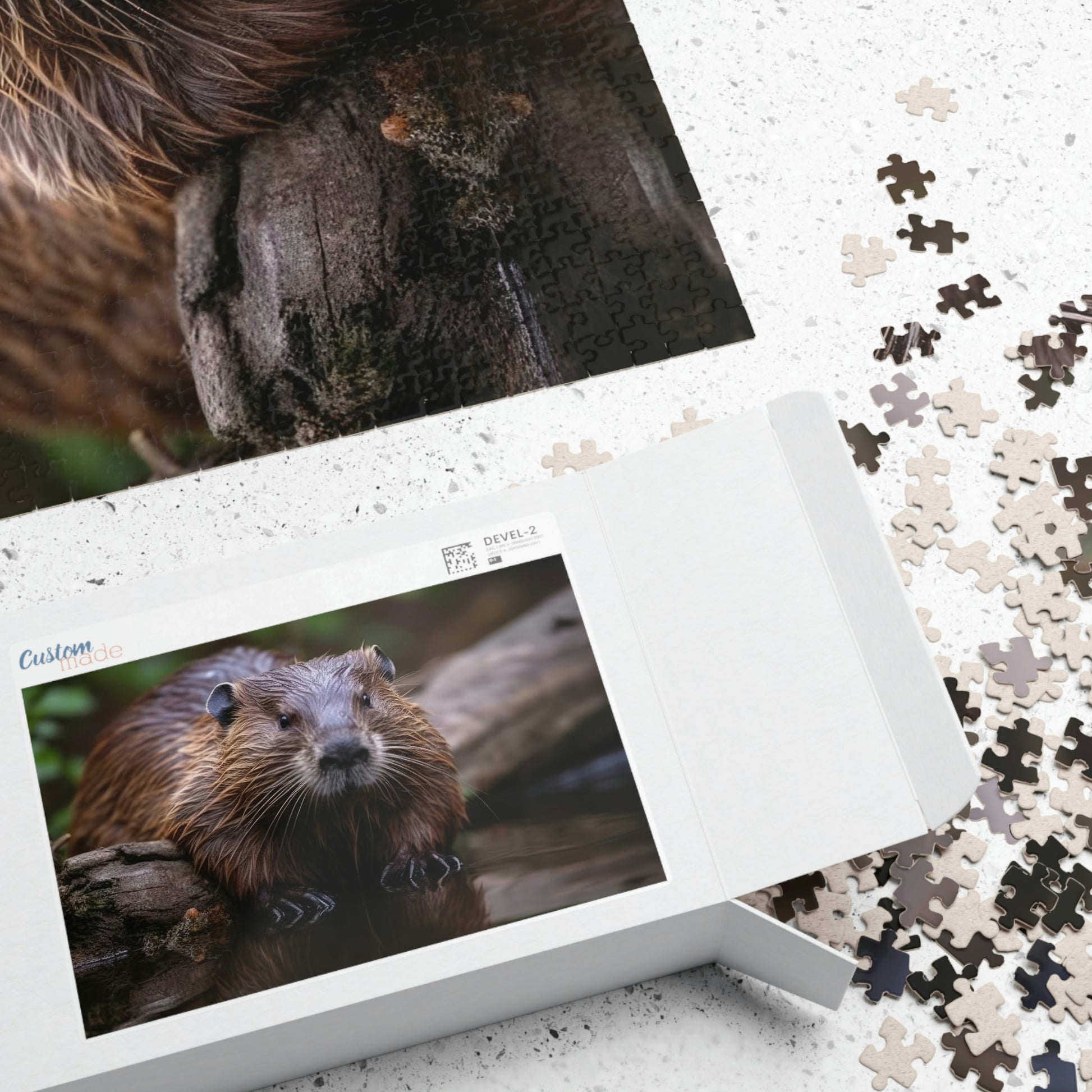 beaver puzzle box