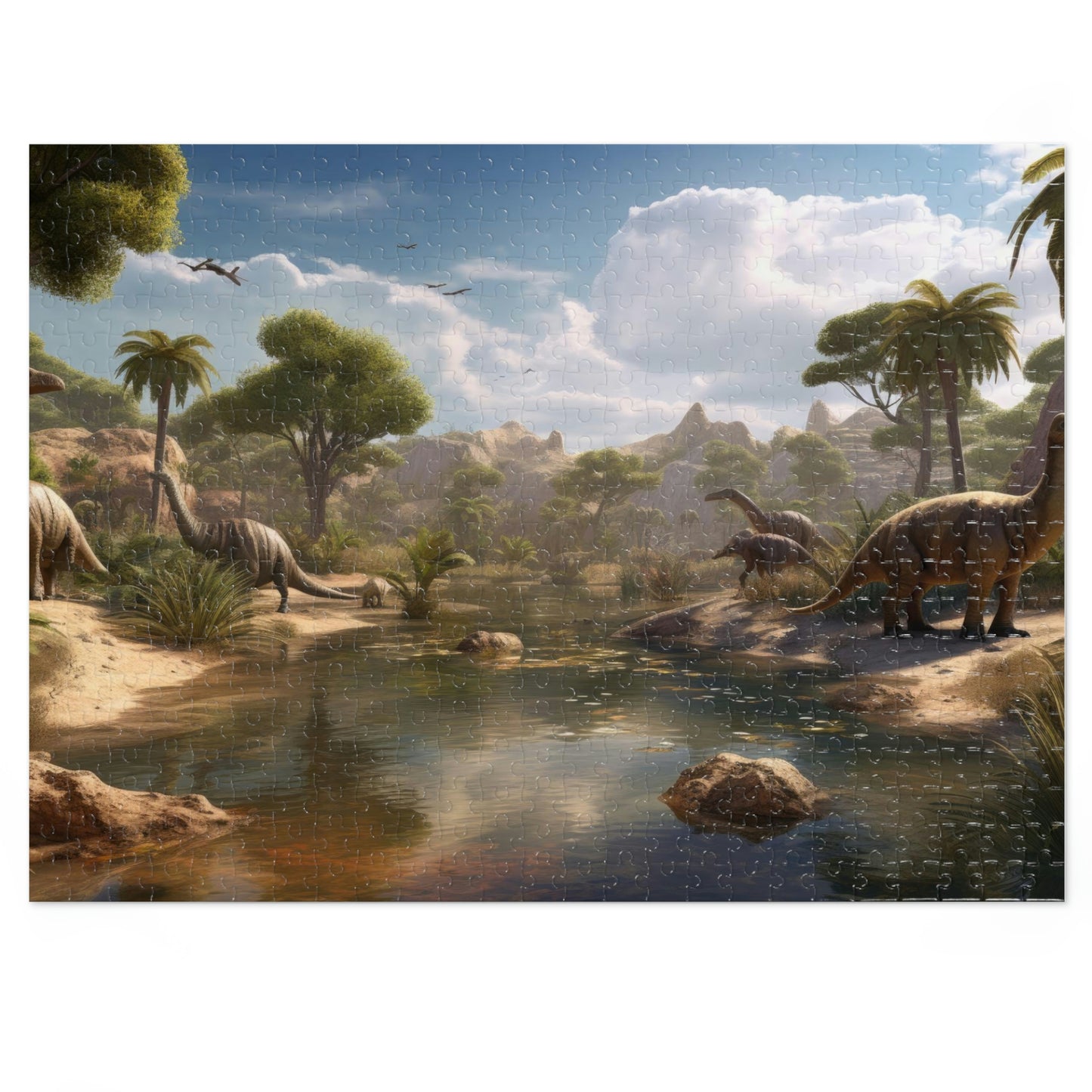 Dinosaur's Cretaceous Oasis 4 (500, 1000 pc)