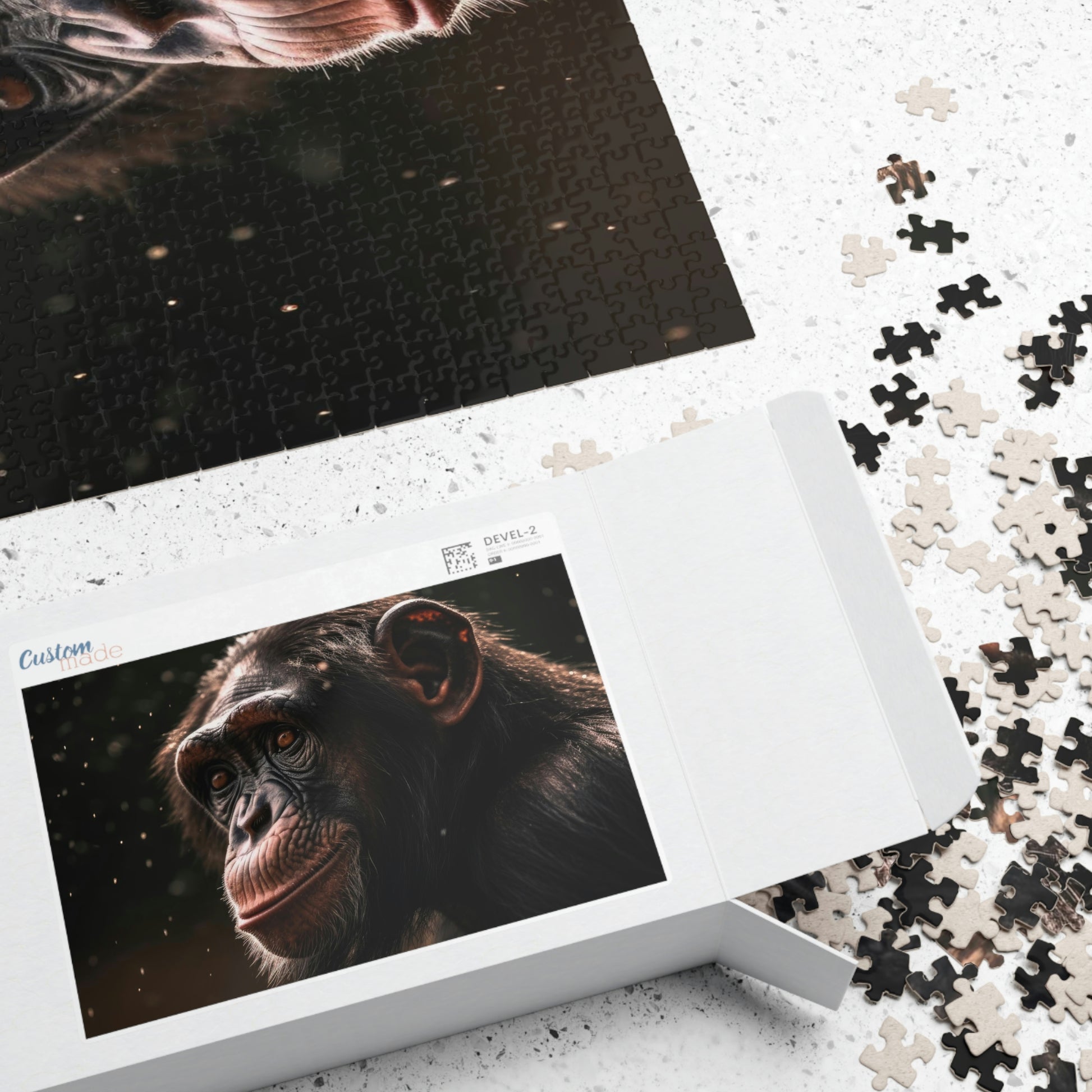 chimpanzee puzzle box