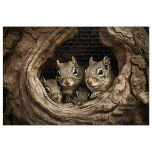 Squirrel's Charming Family 2 (500, 1000 pc)