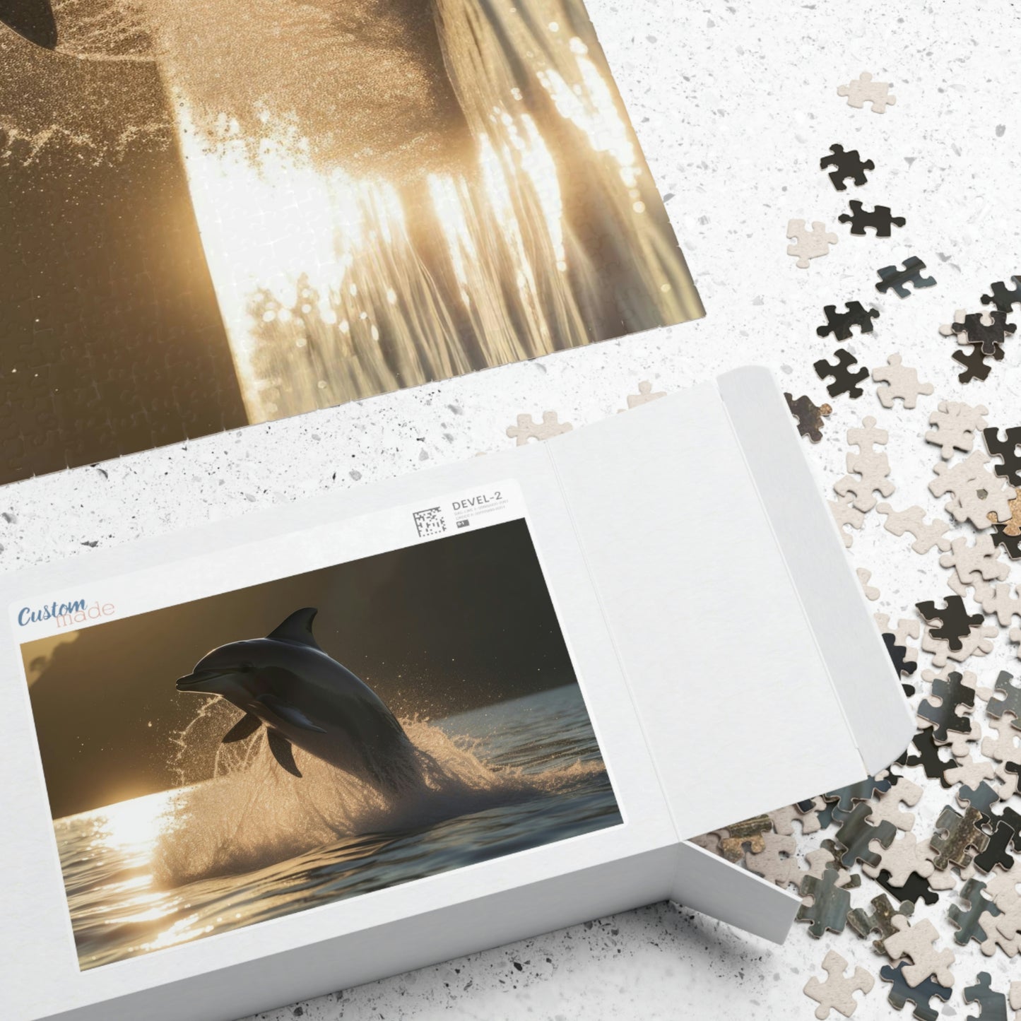 Dolphin Puzzle (500, 1014-piece)